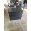 Image 1 : BLACK 3 DRAWER DRESSER