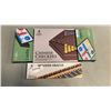 Image 1 : 4 NEW TRAVEL GAMES WOODEN ABACUS, CHINESE CHECKERS, 2 LUDO