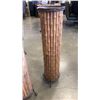 Image 3 : 2 WOOD AND METAL PEDESTAL STANDS