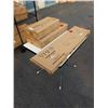 Image 1 : VIVO MONITOR RISER, SINGLE MONITOR DESK STAND AND WHITE CLAMP ON KEYBOARD TRAY MODELS STAND-V000DL, 