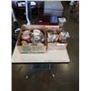 Image 1 : 2 BOXES OF CHINA, CRYSTAL  AND CANDLES