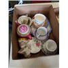 Image 2 : 2 BOXES OF CHINA, CRYSTAL  AND CANDLES