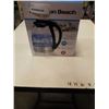 Image 2 : HAMILTON BEACH 1L GLASS ELECTRIC KETTLE - TESTED WORKING, RETAIL $39