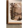Image 10 : 2 R. BERGER FRAMED OIL ON CANVAS WITH NEW CANVAS PRINT