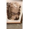 Image 11 : 2 R. BERGER FRAMED OIL ON CANVAS WITH NEW CANVAS PRINT