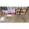 Image 1 : 2 R. BERGER FRAMED OIL ON CANVAS WITH NEW CANVAS PRINT