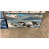 Image 2 : 2 ORCA PAINTINGS ON WOOD