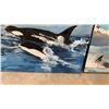 Image 8 : 2 ORCA PAINTINGS ON WOOD
