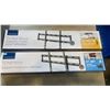 Image 1 : 2 AS NEW INSIGNIA TV WALL MOUNTS 47"-90" FIXED AND 47"-80" TILTING