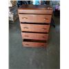 Image 2 : ANTIQUE 4 DRAWER WATERFALL CHEST OF DRAWERS