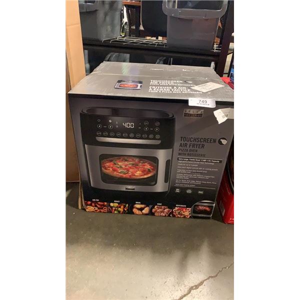 BELLA PRO SERIES TOUCHSCREEN AIR FRYER PIZZA OVEN WITH ROTISSERIE - TESTED WORKING, RETAIL $289