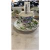 Image 2 : 5 CHINA CUPS AND SAUCERS - DELPHINE, PARAGON, ROSLYN, ROYAL ALBERT, JAPAN