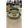 Image 2 : 5 CHINA CUPS AND SAUCERS - ROYAL ALBERT, HEATHCOTE, AYNSLEY