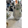 Image 8 : JAPAN SHAMROCK TEASET, SILVER PLATE BASKET, CANDLE STICKS