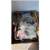 Image 2 : 2 BOXES OF BRAIDED HOSES, NEW SWORD STANDS AND MORE