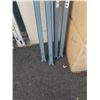Image 2 : LOT OF 20 EZ RECT SHELVING BRACKETS 0PLUG 61" LONG HOLDS 54" SHELVES
