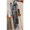 Image 8 : LOT OF TICKET ROLLS, PING GOLF CLUBS, BOW SAW