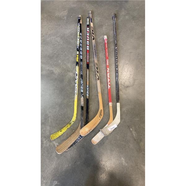 6 HOCKEY STICKS