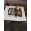 Image 1 : 2 BOXES OF FASTENERS AND BBQ TOOLS