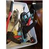 Image 7 : 2 BINS OF TOOLS, POWER BARS AND EXTENTIONS