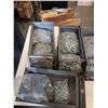 Image 3 : 10 METAL PARTS BINS OF 6 AND 8 BOLTS AND NUTS