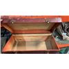 Image 8 : JACKALL, WOOD CRATE, HARD HAT AND WOOD TOOLBOX