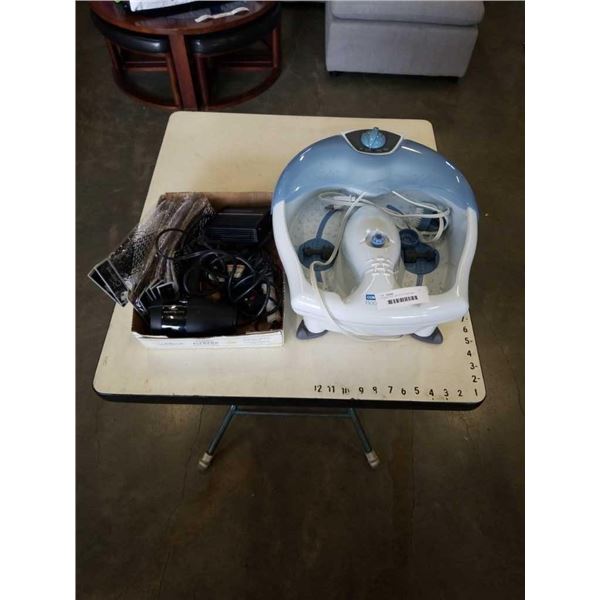 CONAIR FOOT SPA WITH HAIR SEDU REVOLUTION DRYER AND MORE