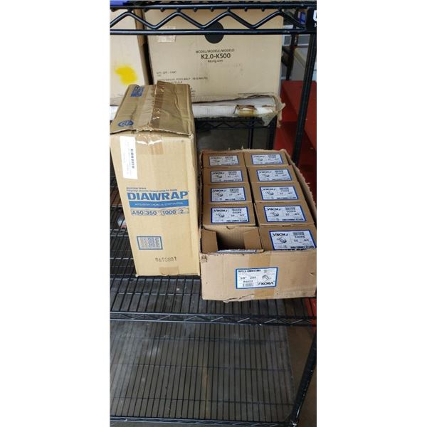 2 BOXES OF DIAWRAP FOOD WRAP AND DUPLEX CONNECTORS