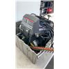 Image 2 : TOTE OF TOOLS AND HEATER