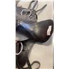Image 2 : LEATHER HORSE SADDLE AND STRAP