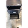 Image 2 : BLACK 2 DRAWER FILING CABINET WITH KEY