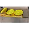 Image 2 : AS NEW YELLOW 6 PC FILLABLE STANTION WITH CHAIN
