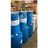 Image 2 : 3 BLUE BARRELS AND 3 BLUE JUGS
