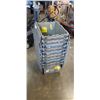 Image 1 : STACK OF 10 STORAGE TOTES WITH BUILT IN LIDS