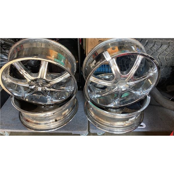 SET OF FOUR MKW 20 INCH X 7.5 RIMS