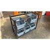 Image 2 : METAL RACK WITH BINS