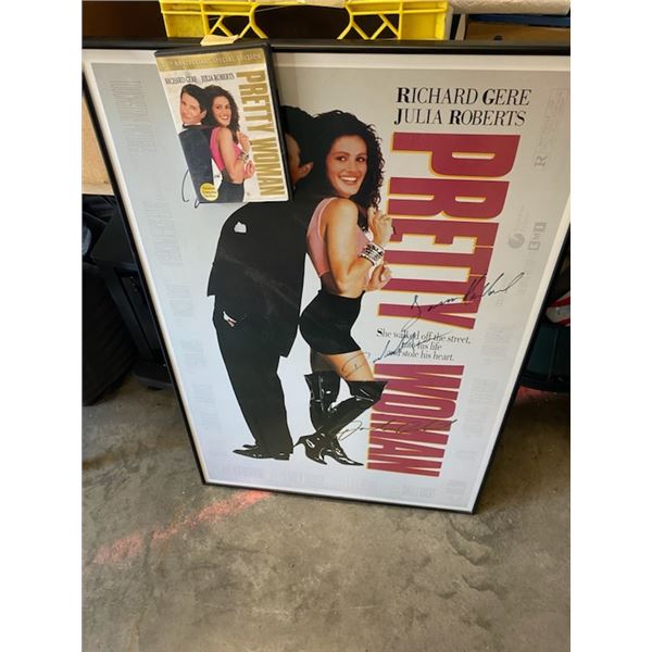 Framed 'Pretty Woman' Poster with DVD