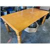 Image 2 : Solid Wood Dining Table 39"d x 71"w x 29"h (Heavy)