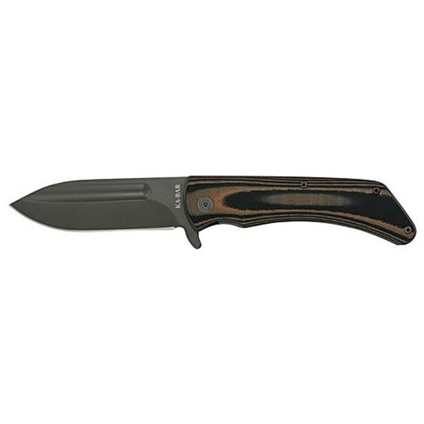 KA-BAR MARK 98 FOLDER 3.5" BLD W/ MULTI COLOR G10 HANDLES