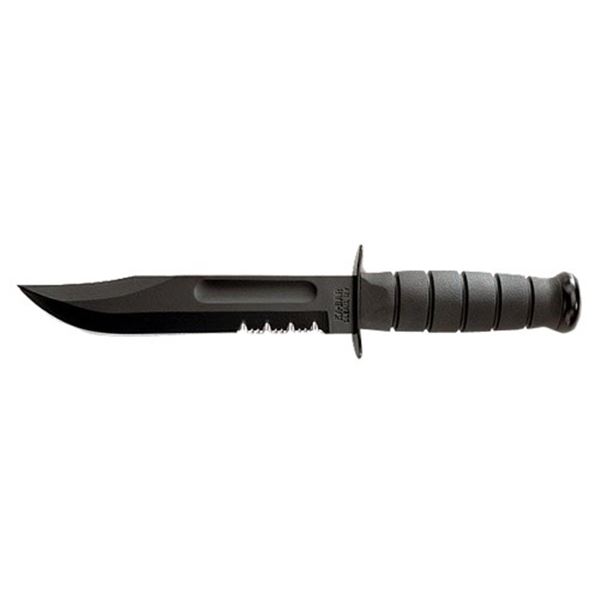 KBAR FIGHTING KNF 7" W/SHTH BLK SER