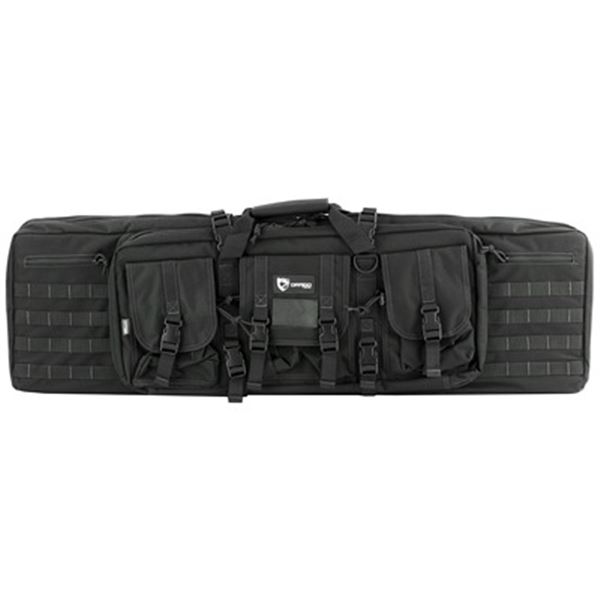 DRAGO GEAR 42" DOUBLE GUN CASE BLK
