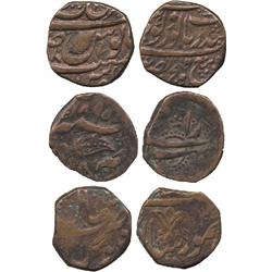 INDIAN COINS. SIKH EMPIRE. Sikhs, Paisas (3), Multan, AH 1234?, in the name of Mahmud Shah Durrani (