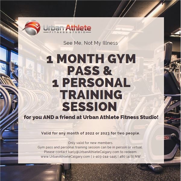 GYM PASS FOR ONE MONTH AND 1 PERSONAL TRAINING SEN