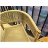 Image 8 : Qty 2 Ethimo Kilt Armchairs 22"x18"x30"H & Round Wooden Side Table 20"D x18"H