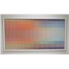 Image 1 : Large Modern Artwork in White Frame 79"x42"