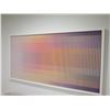 Image 2 : Large Modern Artwork in White Frame 79"x42"