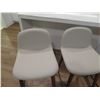 Image 2 : Qty 3 JOB'S Chairs Bacco Series Bar-Height Chairs, Made in Italy 17" x 15" x 35"H