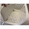 Image 7 : Qty 2 White Woven Chairs w/ Seat Cushion 26"x19"x33"H