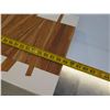 Image 8 : White Entry Table w/ Wood Décor 59"x16"x32"H