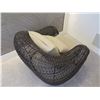 Image 6 : Kenneth Cobonpue Balou Lounge Armchair w/ Seat Cushion & 2 Pillows 35"x34"x32"H
